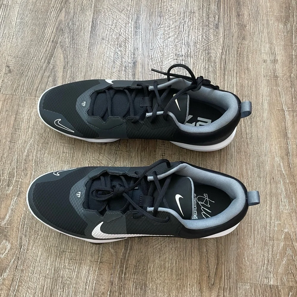 Nike Mens Force Trout 9 Pro MCS Baseball Cleats Black Sz 15 FB2908-001